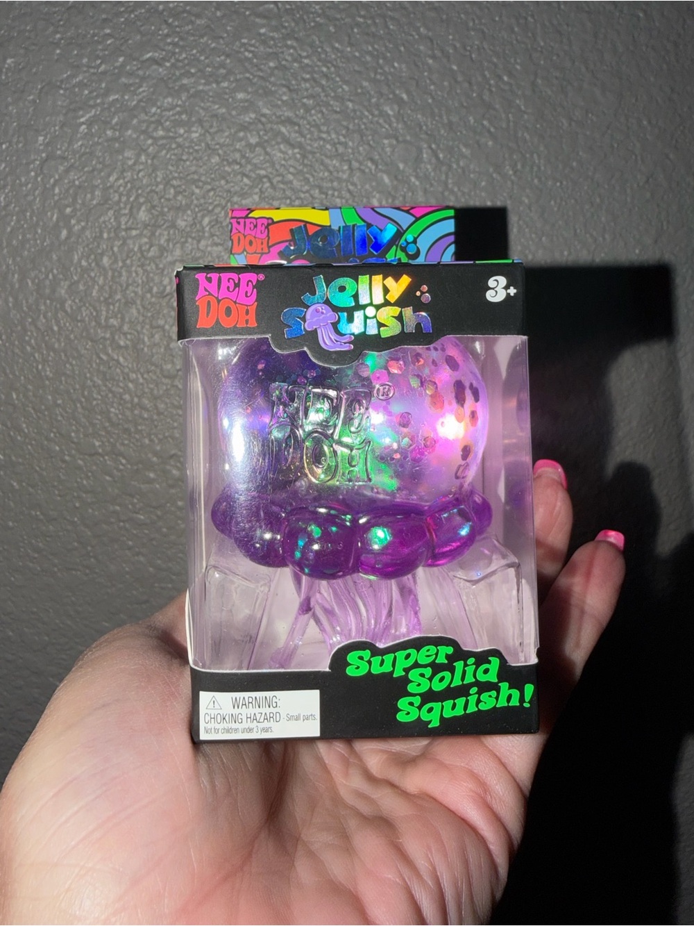 NeeDoh Jelly Squish Purple